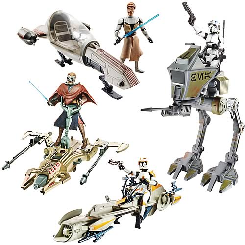 Star Wars Clone Wars Vehicle and Figure Packs Wave 5